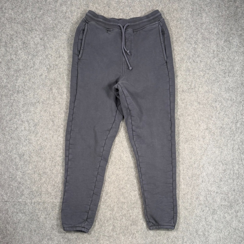 Outdoor Voices Faded Black Cotton Mid Rise Jogger Sweatpants Women's Size XS